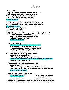 Bài tập Tin học lớp 10 (Kèm đáp án)